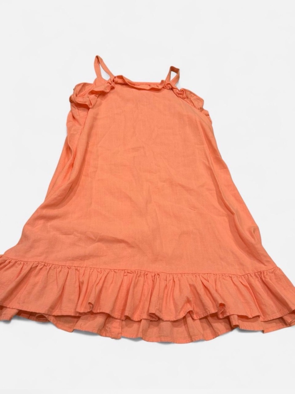 Copper Key Coral Button-Front Ruffle Sundress - Picture 7 of 7